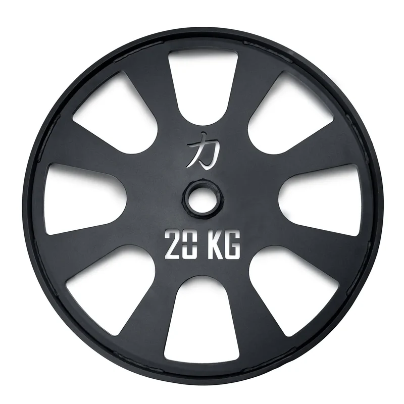 Apollon Wheels – Pair, 20kg per Wheel, Black Powder Coated