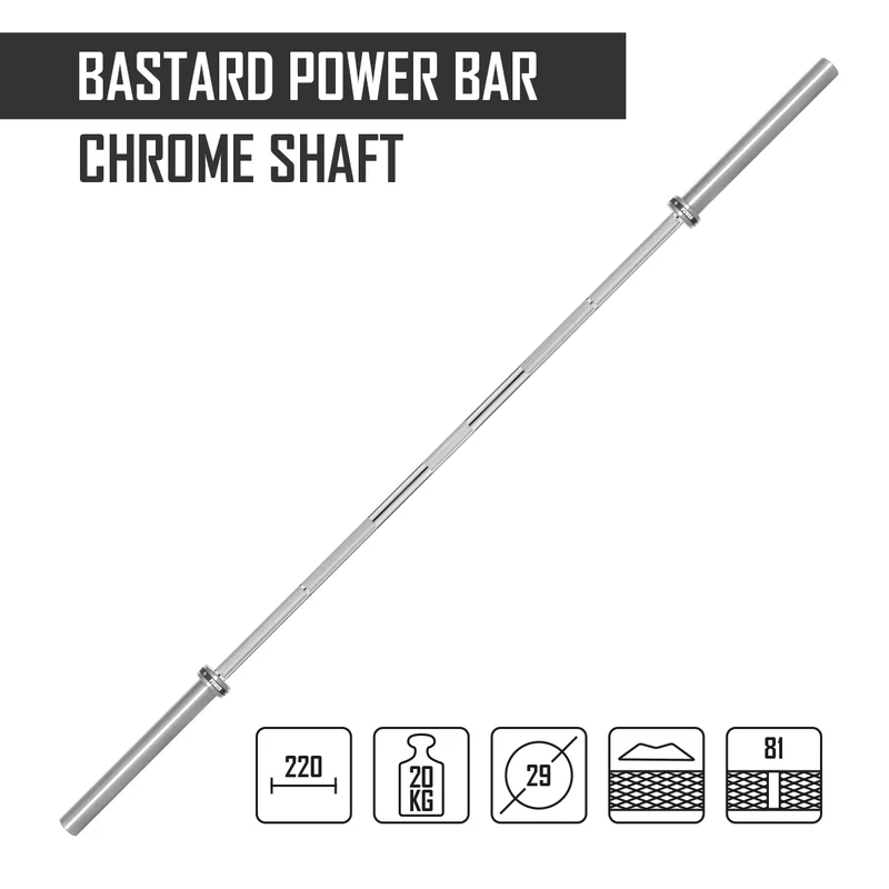 Bastard Power Bar, Nickel Plated Shaft