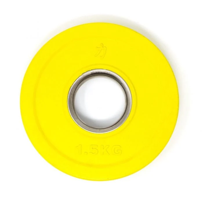 Rubber Coated Fractional Plate Set, Coloured - 15KG