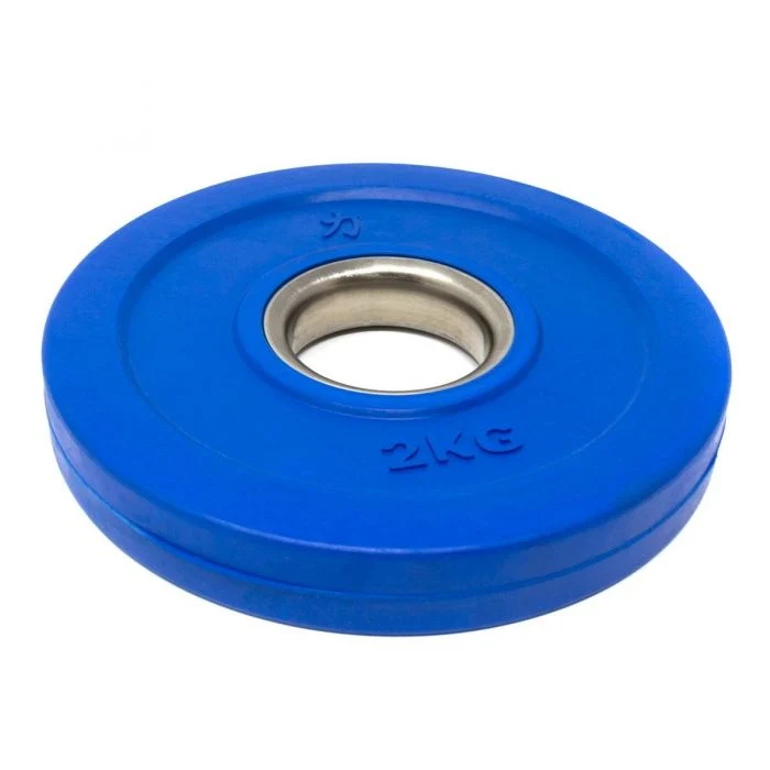 Rubber Coated Fractional Plate Set, Coloured - 15KG