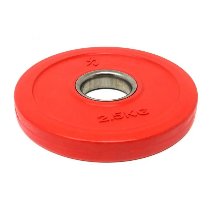 Rubber Coated Fractional Plate Set, Coloured - 15KG