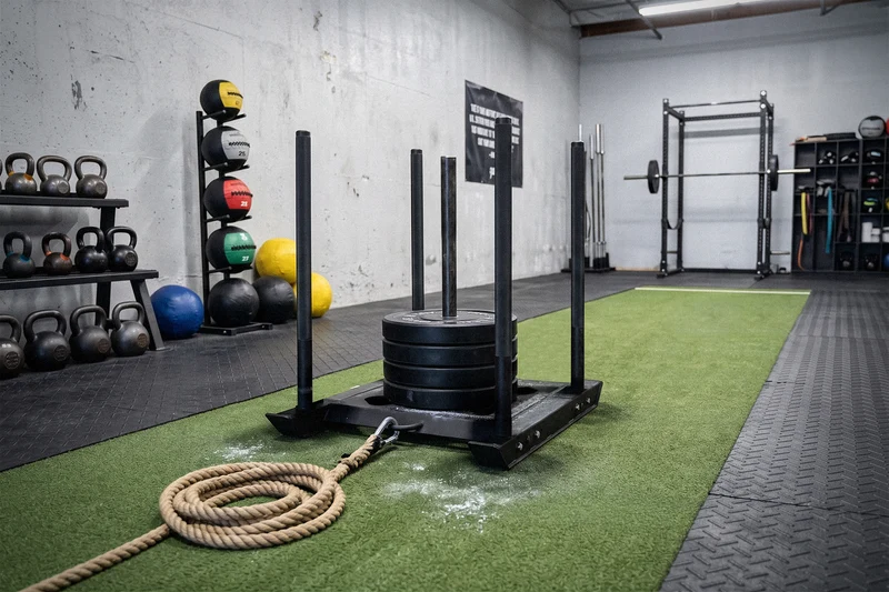 4-Pole Power Sled – Competition Push & Pull Sled