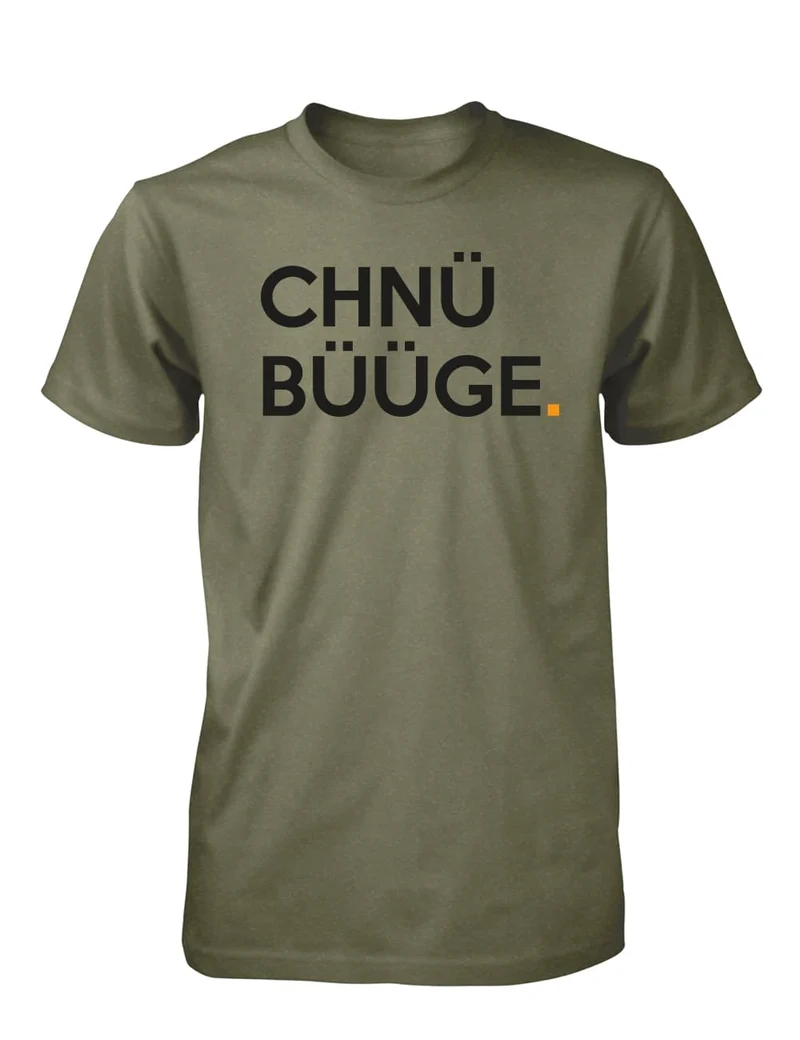 Chnübüüge. - Kniebeugen Herren Shirt
