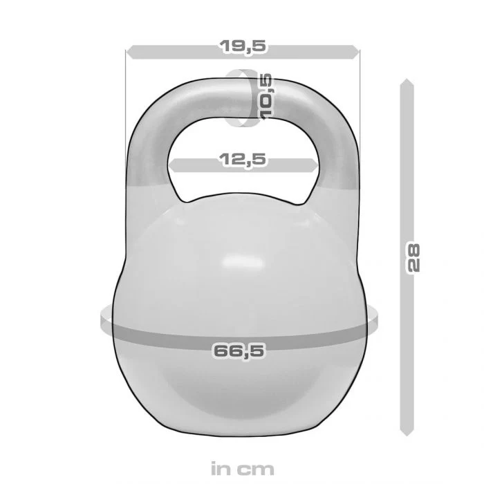 Stainless Steel Competition Kettlebells - 4-36KG