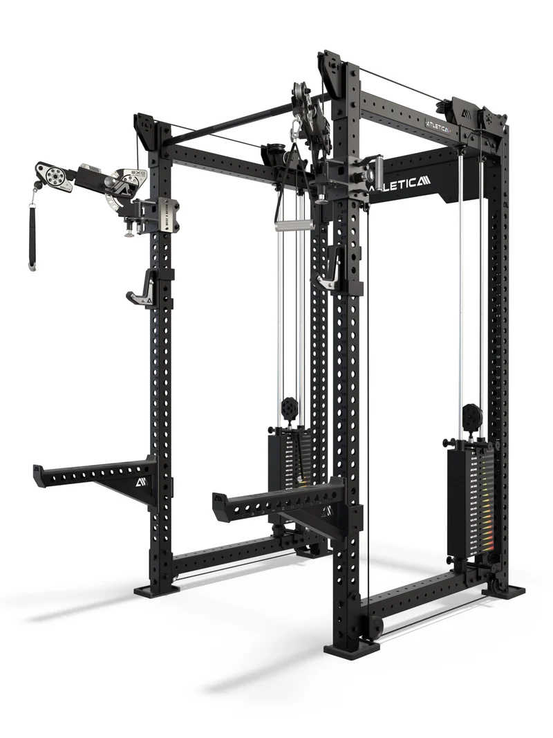 R8 Bradley EXO 2x95kg | Power Rack | 123cm | Schwarz