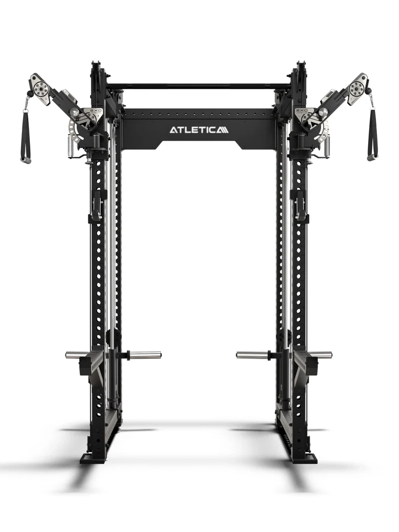 R8 Bradley EXO Plate Loaded | Power Rack | 123cm | Schwarz