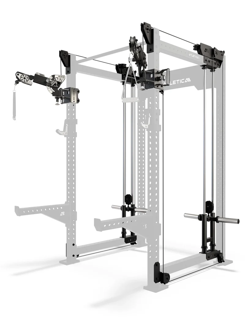 R8 Bradley EXO Plate Loaded | Power Rack | 123cm | Schwarz