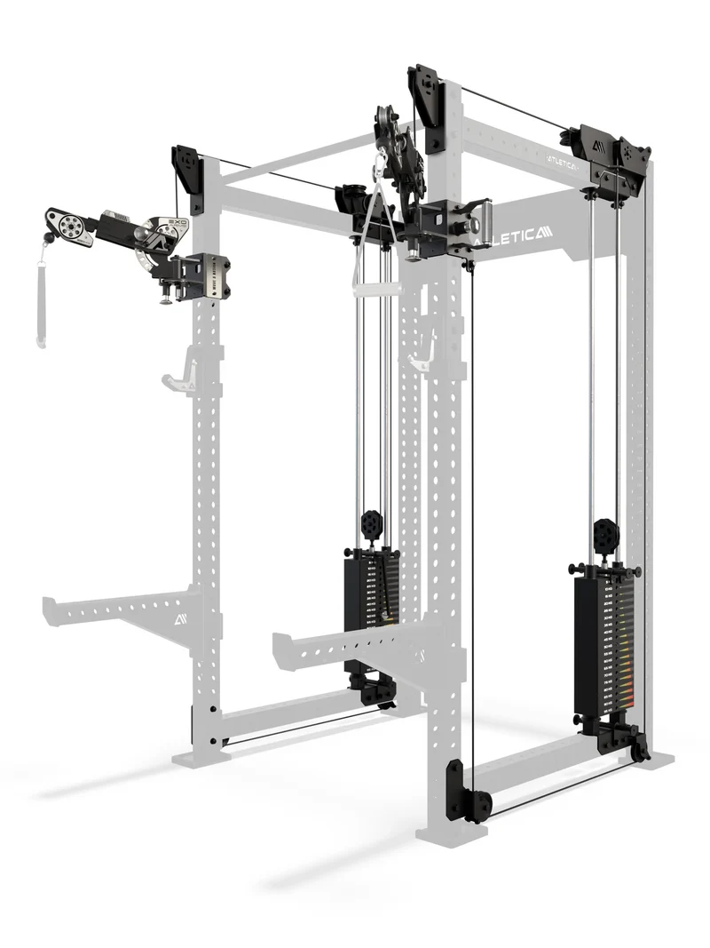 R8 Bradley EXO 2x95kg | Power Rack | 123cm | Schwarz