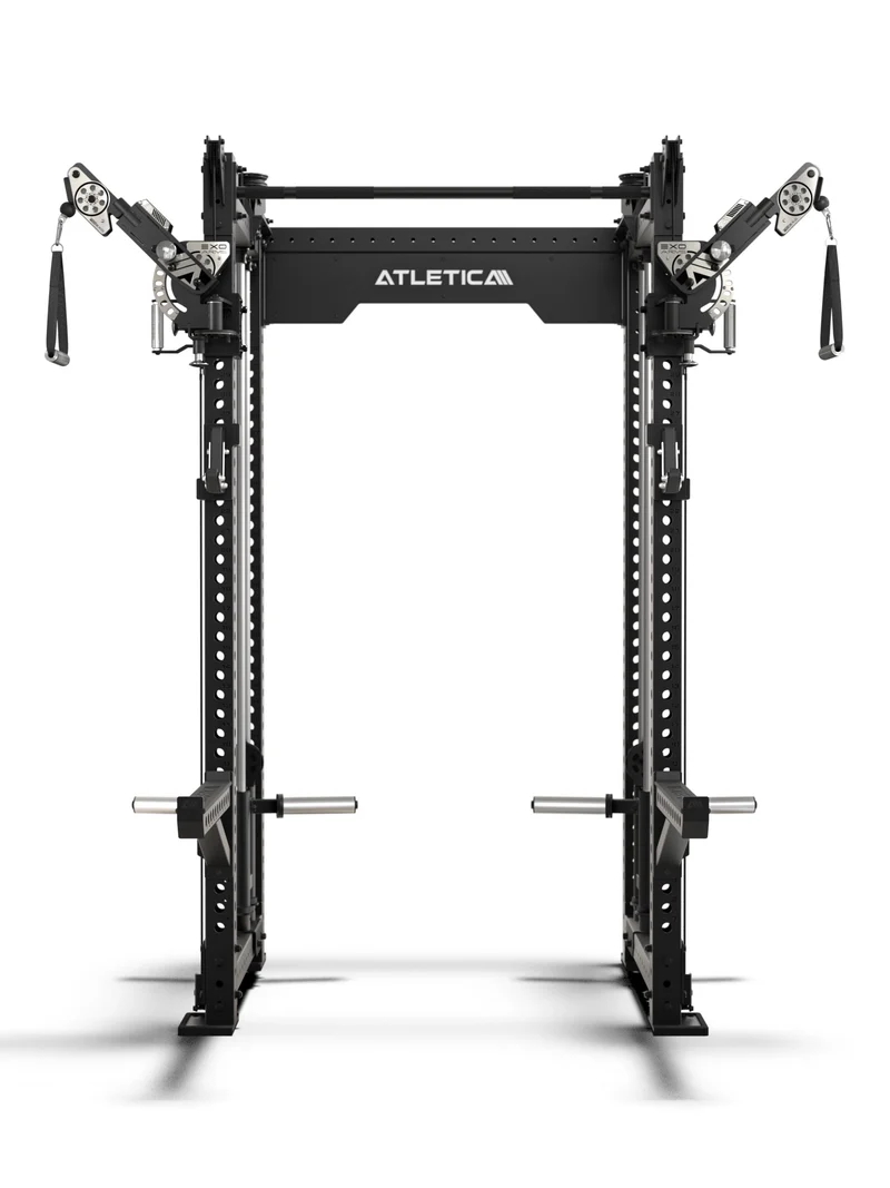 R8 Bradley EXO Plate Loaded | Power Rack | 93cm | Schwarz