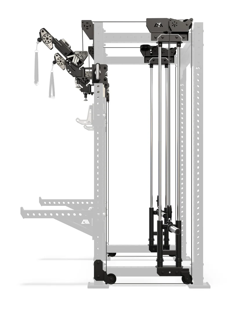 R8 Bradley EXO Plate Loaded | Power Rack | 93cm | Schwarz