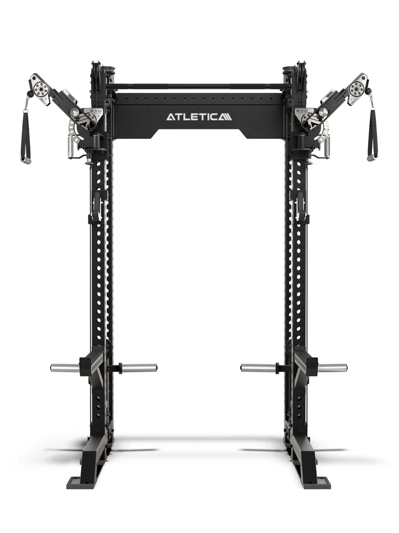 R8 Bradley EXO Plate Loaded | Power Rack | 57cm | Schwarz