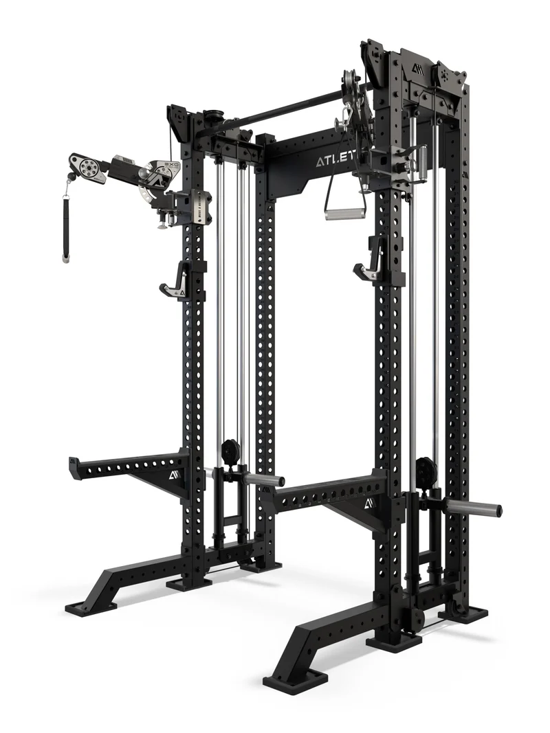 R8 Bradley EXO Plate Loaded | Power Rack | 57cm | Schwarz