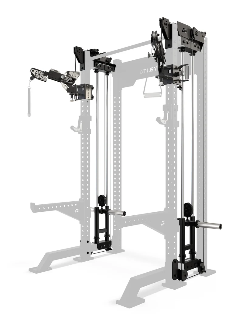 R8 Bradley EXO Plate Loaded | Power Rack | 57cm | Schwarz