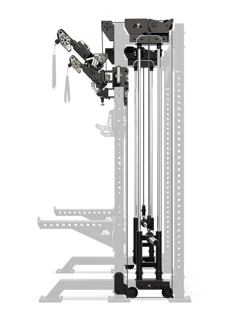 R8 Bradley EXO Plate Loaded | Power Rack | 57cm | Schwarz