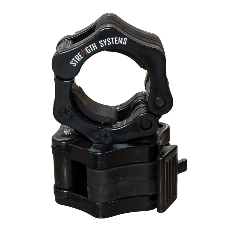 Olympic Flip Lock Collars, Black (Pair)