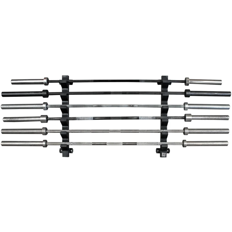 Wall Mountable Horizontal Bar Holder - 6 Bars