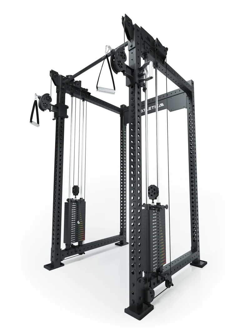 R8 Bradley | 2x95kg Kabelzug Anbau | Dual | 108cm Crossbar | Position 1