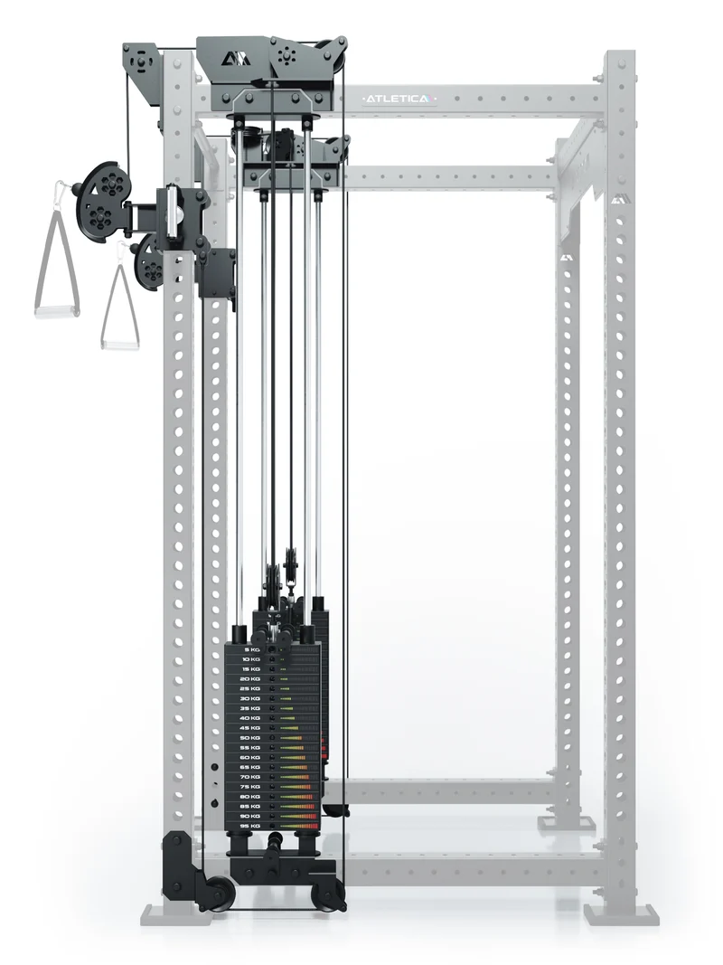 R8 Bradley | 2x95kg Kabelzug Anbau | Dual | 108cm Crossbar | Position 1