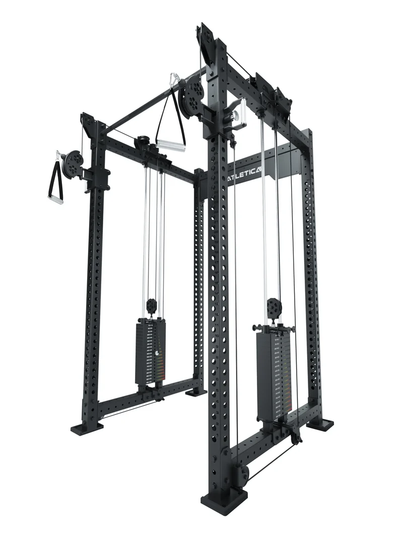 R8 Bradley | 2x95kg Kabelzug Anbau | Dual | 108cm Crossbar | Position 2