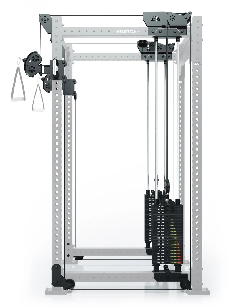 R8 Bradley | 2x95kg Kabelzug Anbau | Dual | 108cm Crossbar | Position 3