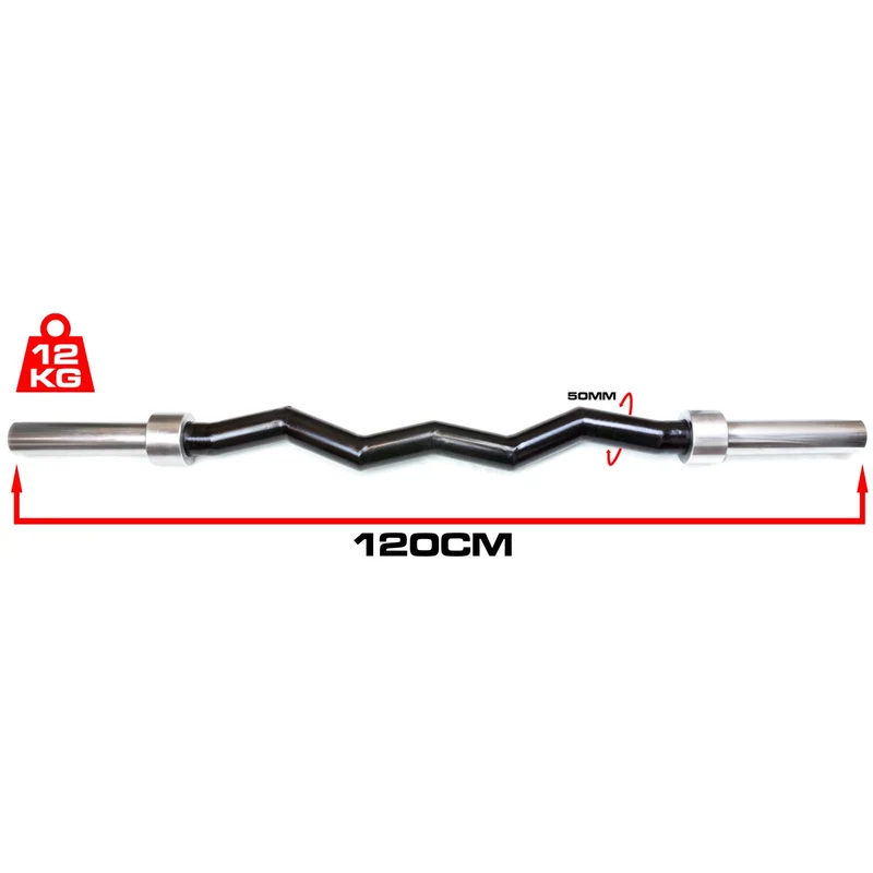 Thick EZ Olympic Curl Bar - 50MM