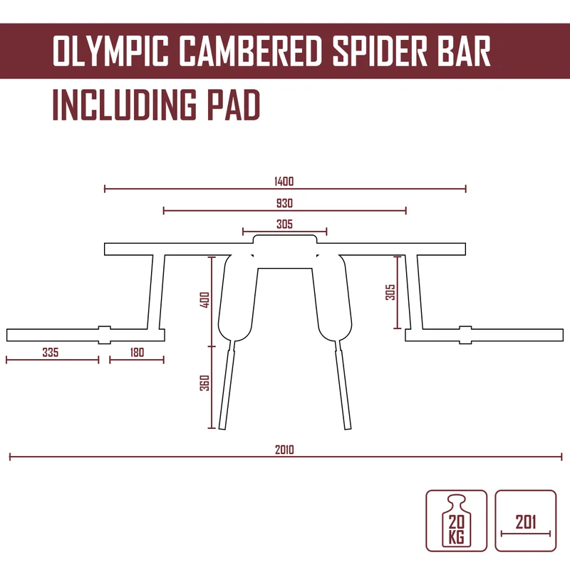Olympic Cambered Spider Bar