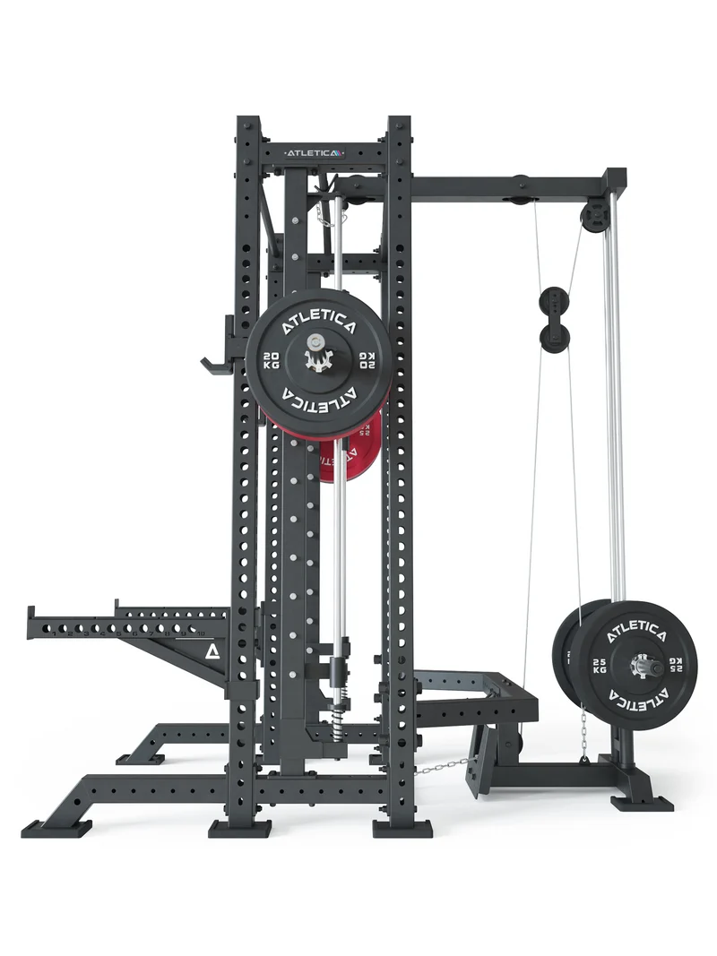 R8 SPECTRE Short | Power Rack | Smith Machine | Latzug Plate Loaded