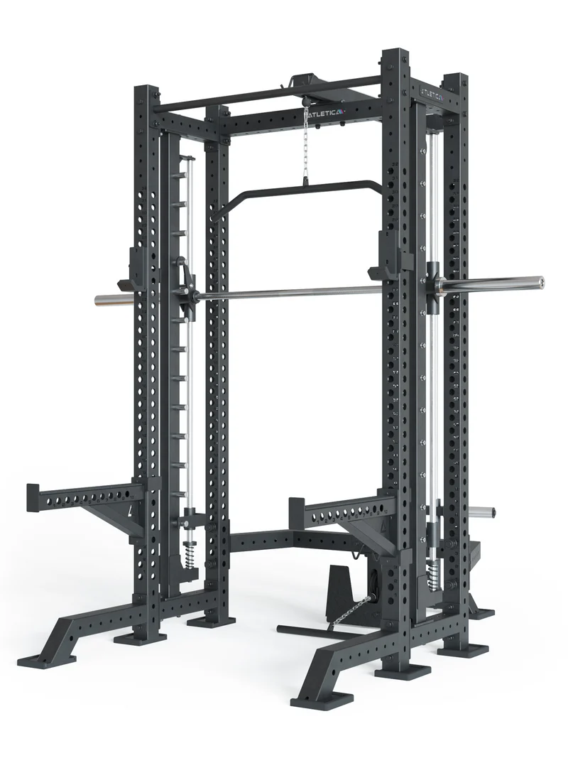 R8 SPECTRE Short | Power Rack | Smith Machine | Latzug Plate Loaded