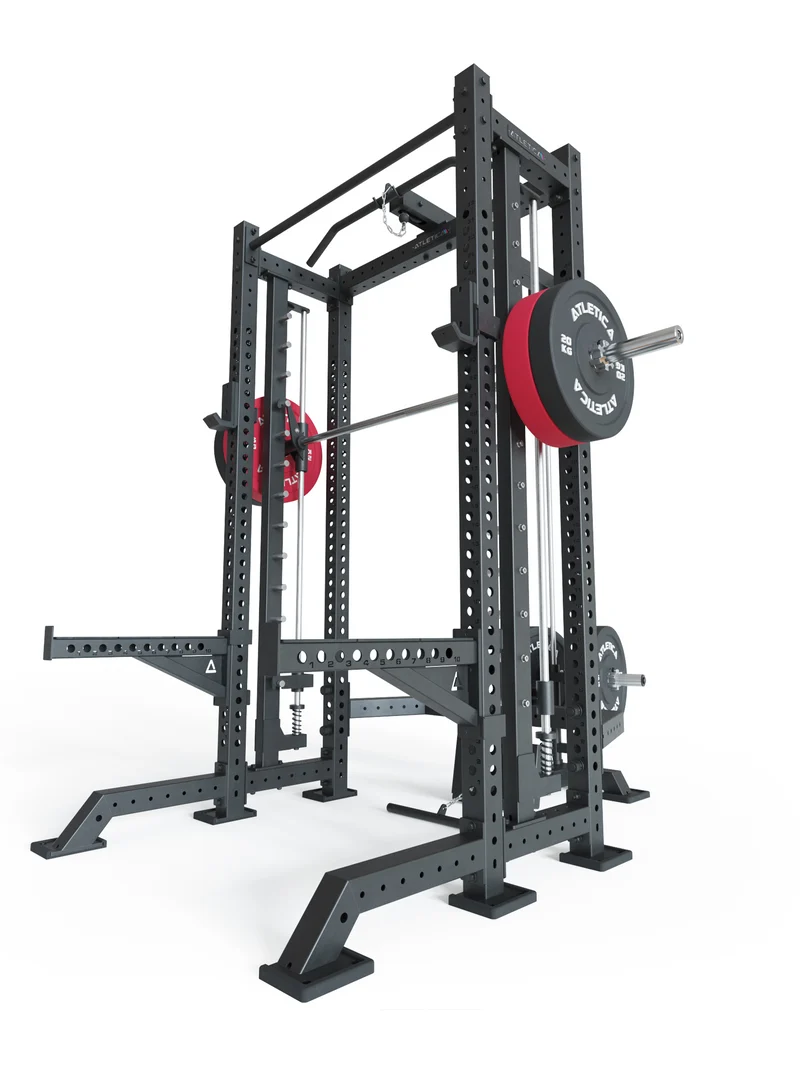 R8 SPECTRE Short | Power Rack | Smith Machine | Latzug Plate Loaded