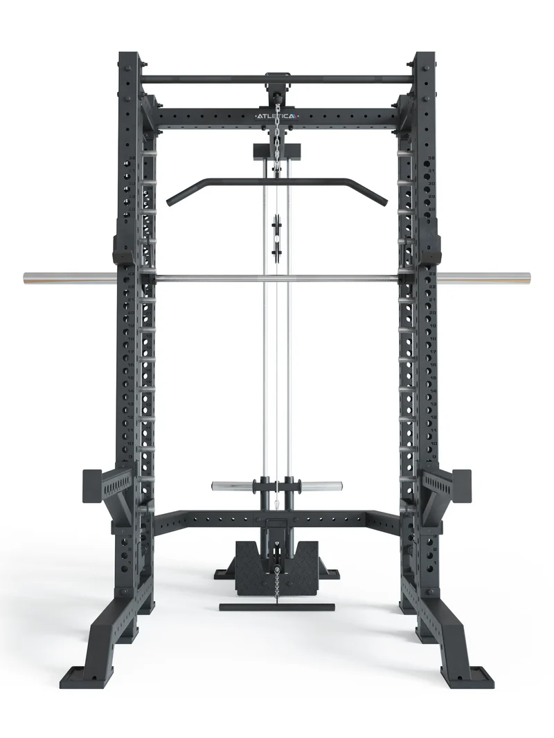 R8 SPECTRE Short | Power Rack | Smith Machine | Latzug Plate Loaded