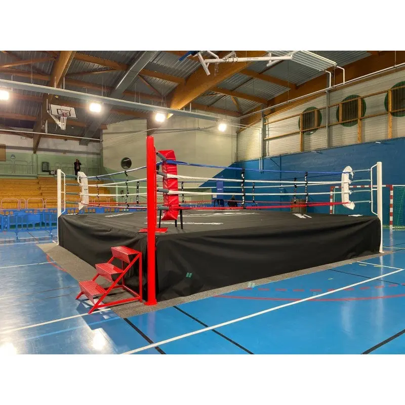 Pro-Wettkampf-Boxring mit 1 m Podium – 6×6 und 7×7 m