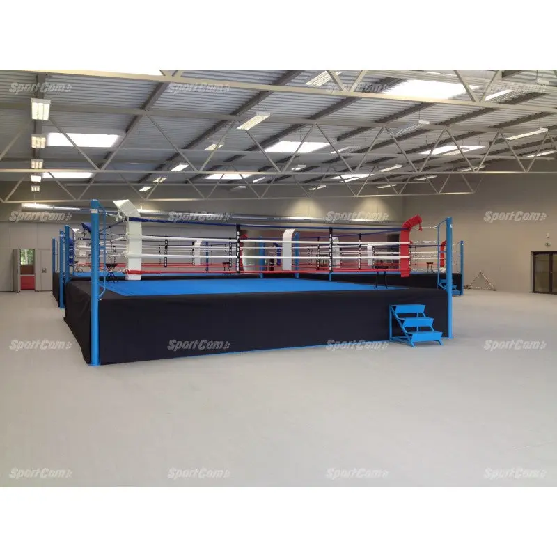 Pro-Wettkampf-Boxring mit 1 m Podium – 6×6 und 7×7 m