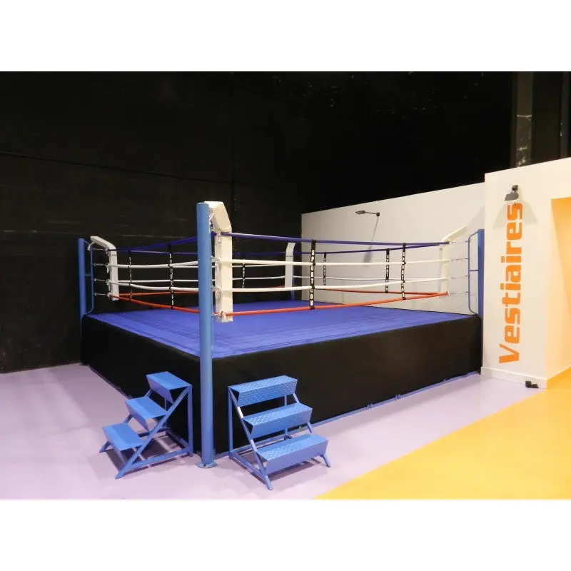 Pro-Wettkampf-Boxring mit 1 m Podium – 6×6 und 7×7 m