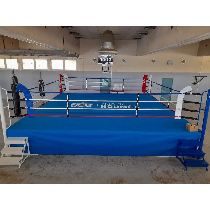 Pro-Wettkampf-Boxring mit 1 m Podium – 6×6 und 7×7 m