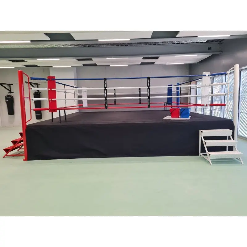 Pro-Wettkampf-Boxring mit 1 m Podium – 6×6 und 7×7 m