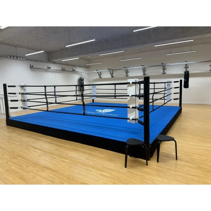 Pro-Trainingsboxring mit 30 cm Podium