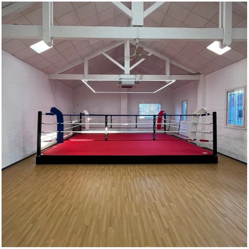 Pro-Trainingsboxring mit 30 cm Podium