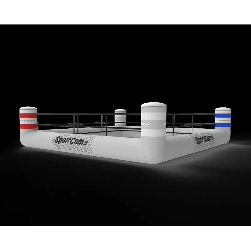 Aufblasbarer Boxring – 5,75 × 5,75 m, in 2 Minuten aufgebaut