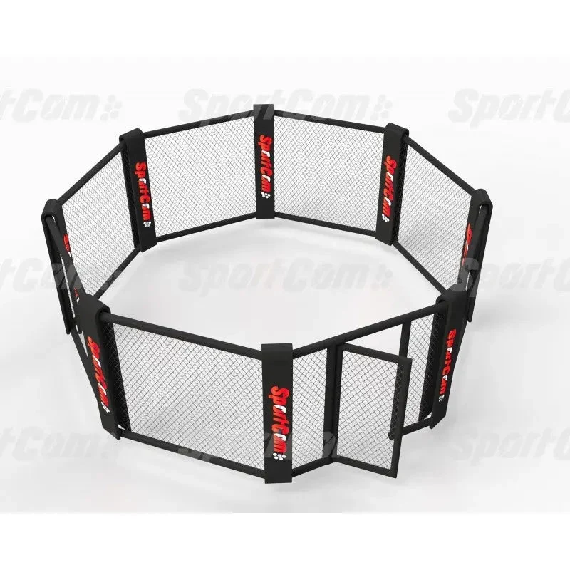 Faltbarer MMA-Käfig – Ø 5 m, Rollen | mit oder ohne Flexi-Roll-Matte