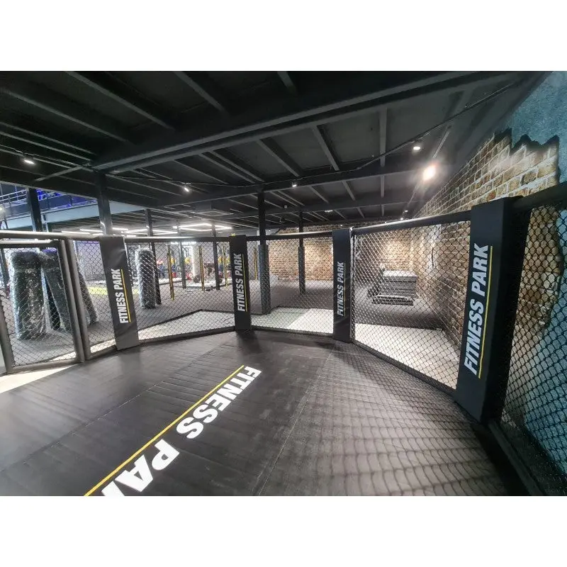 MMA-Käfig zur Bodenmontage – Oktagon Ø 4–7 m, 1,93 m hoch