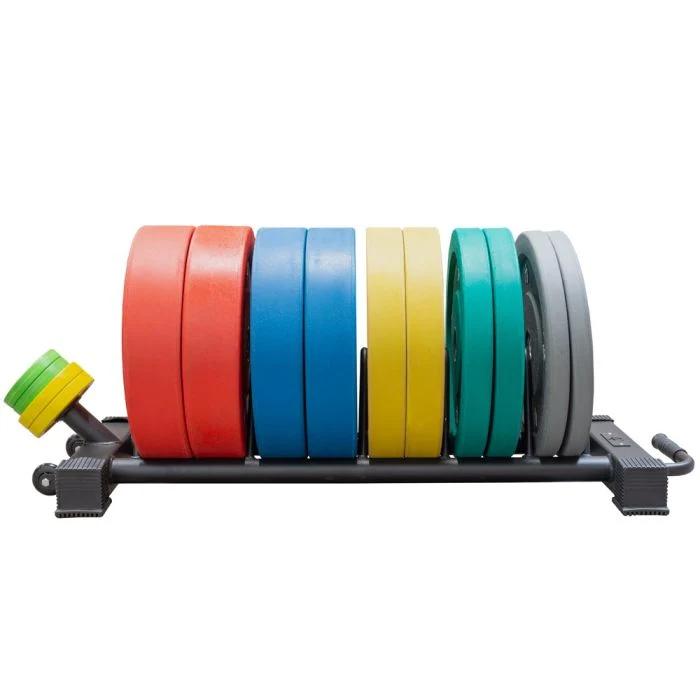 Bumper Plate Toast Rack – Horizontal Storage, Black
