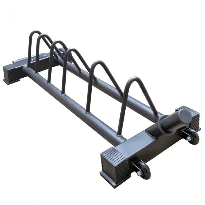 Bumper Plate Toast Rack – Horizontal Storage, Black