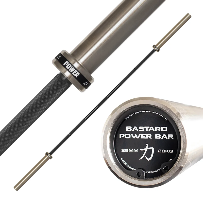 Bastard Power Bar With Black Chrome Shaft & Bronze Bushings