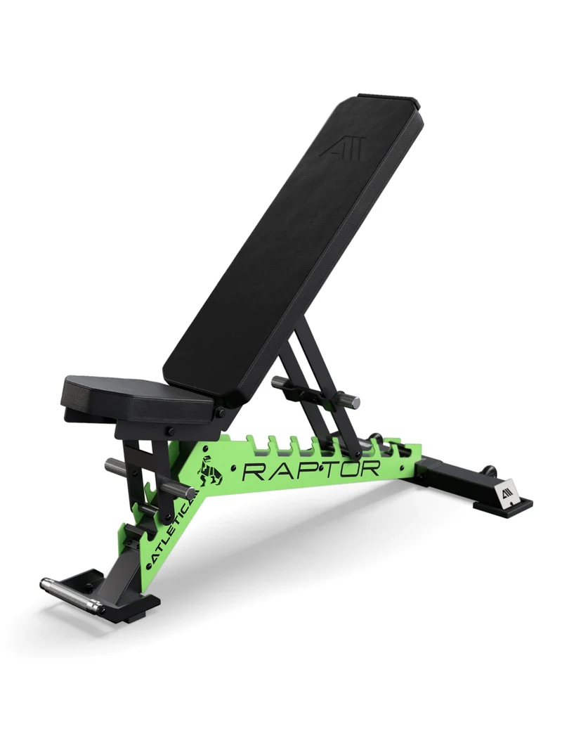 Raptor Max | Sponge | Leder Schwarz | Zahnplatte Electric Green