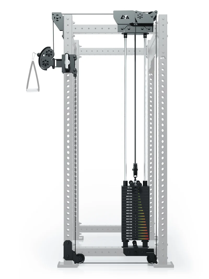 R8 Bradley | 95kg Kabelzug Anbau | Rechts | 78cm Crossbar | Position 2