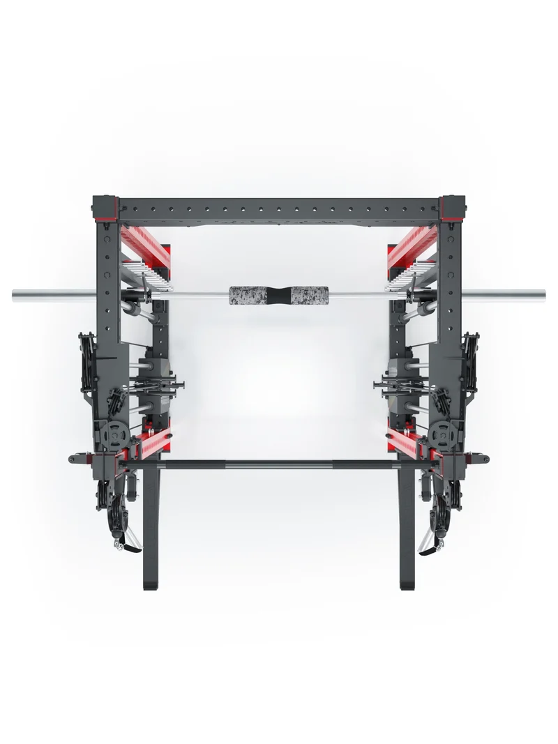 R8 Bradley Combat Mittel | 2x95kg Weight Stack | Sportscar Red