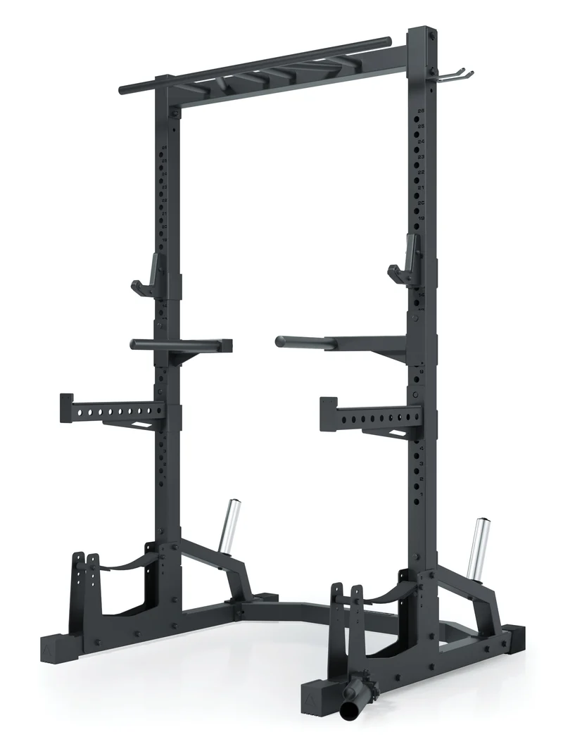 R7 Half Rack SET | Electric Blue | Bumper Plates 70kg | B6 Hantelbank