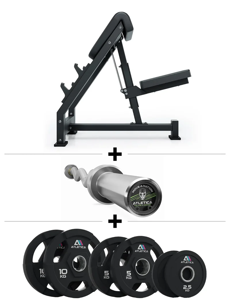 Preacher Curl SET | SZ-Stange | 35kg Gripper Plates