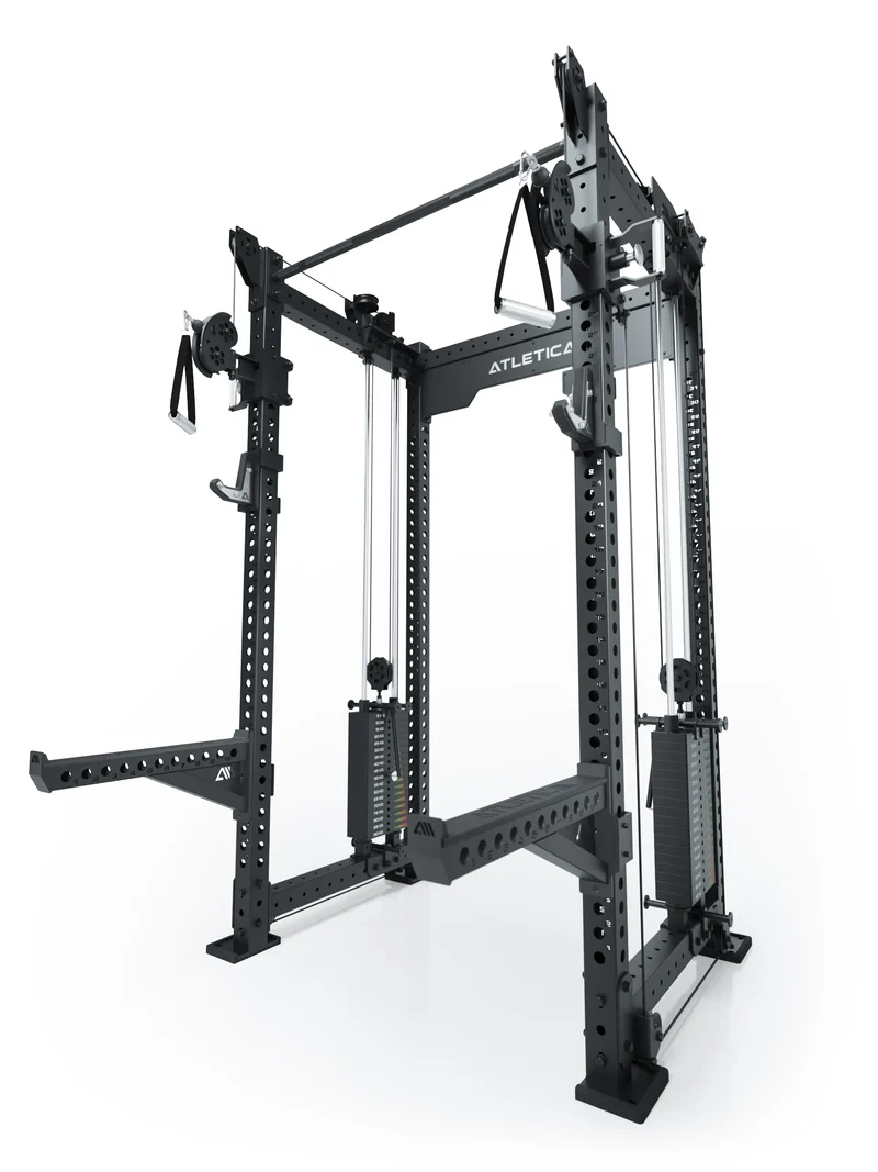 R8 Bradley Mittel | 2x95kg Weight Stack | Schwarz