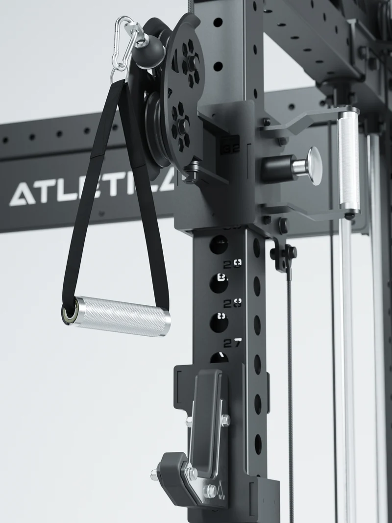 R8 Bradley Mittel | 2x95kg Weight Stack | Schwarz